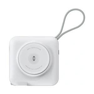 WIWU Wi-P051 15000mAh White 45W Magnetic Wireless Charging Power Bank with Built-in Charger