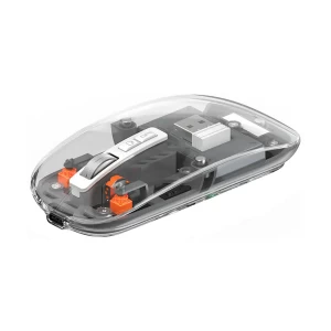 Wiwu WM105 Silent Gray Wireless Rechargeble Battery Transparent Mouse