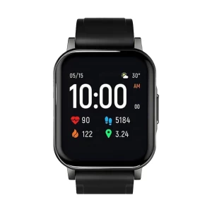 Haylou LS02 Black Touch Screen Square Shape Smart Watch
