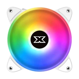Xigmatek Galaxy III Essential ARGB 120mm (3 Pack) White Casing Cooling Fan #EN46461