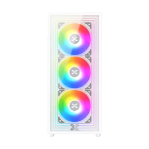 Xigmatek Phantom Arctic Mid Tower White (Tempered Glass) ATX Gaming Casing # EN49806
