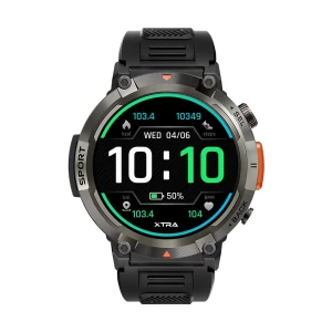 Xtra Active R28 Bluetooth Calling Black Sports Smart Watch