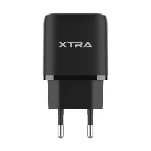 Xtra Power DA20 20W USB & USB-C Black Charger / Charging Adapter