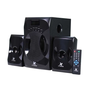Xtreme E278BU 2:1 Bluetooth Black Speaker With Remote