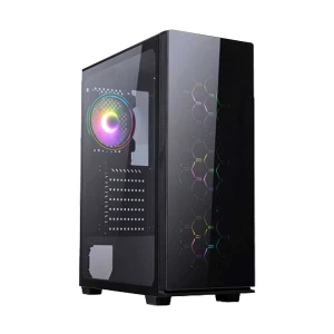 Xtreme XJOGOS 200-22 RGB Mid Tower Black ATX Gaming Desktop Casing