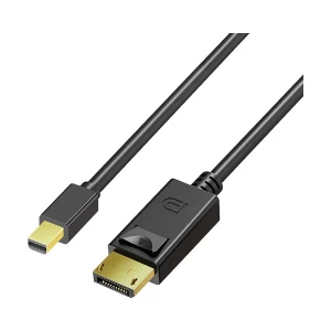 Yuanxin YDP-018 Mini DisplayPort Male to DisplayPort Male, 1.8 Meter, Black Cable # YDP-018
