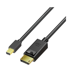 Yuanxin YDP-003 Mini DisplayPort Male to DisplayPort Male 1.8 Meter Black Cable # YDP-003