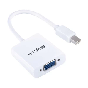 Yuanxin YDP-012 Mini DisplayPort Male to VGA Female White Converter # YDP-012