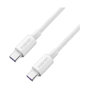Yuanxin X-KC803 USB Type-C Male to Male, 1 Meter, White Data & Charging Cable #X-KC803