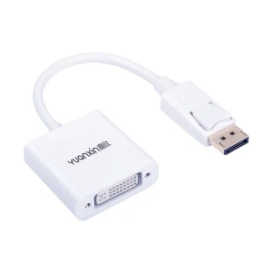 Yuanxin YDP-015 DisplayPort Male to DVI Female White Converter # YDP-015