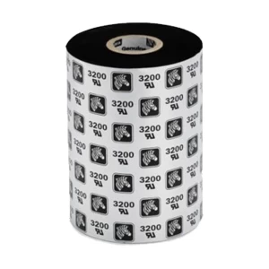 Zebra 3200BK (156x450) Wax/Resin Thermal Transfer Ribbon #SI3200BK15645