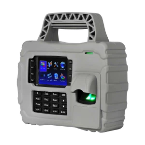 ZKTeco S922 Shockproof Portable Fingerprint Time Attendance Terminal with Adapter