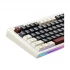 1st Player NEO87 Tri Mode RGB Hot Swap (Cranberry Switch) Rome (White) Mechanical Gaming Keyboard