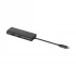 A4tech DST-80C Type-C Male to Dual USB, Dual Type-C, HDMI, LAN, SD & TF Female Ash Grey Multi-Interface HUB