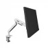 AOC AM402W 17-34 Inch White Adjustable Single Arm Monitor Desktop Mount Stand