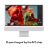 Apple iMac (Late 2023) 24 Inch 4.5K Retina Display 8GB, 256GB SSD Silver All in One PC #MQR93xx/A