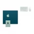 Apple iMac (Mid 2021) Apple M1 Chip 24 Inch 4.5K Retina Display 8GB Ram 256GB SSD Green All in One Brand PC #MJV83xx/A