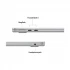 Apple MacBook Air (Early 2025) Apple M4 Chip 24GB RAM 512GB SSD 13.6 Inch Liquid Retina Display Silver MacBook