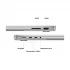 Apple MacBook Pro (Late 2023) Apple M3 8GB RAM, 1TB SSD 14.2 Inch Liquid Retina XDR Display Silver Laptop