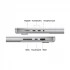 Apple MacBook Pro (Late 2024) Apple M4 Max Chip 48GB RAM 1TB SSD 16.2 Inch Liquid Retina XDR Display Silver Laptop