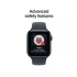 Apple Watch SE 3rd Gen 44mm (GPS) Midnight Aluminum Case with Midnight Sport Medium Large Band #MEHQ4xx/A