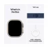 Apple Watch Ultra 3 49mm (GPS+Cellular) Titanium Case with Blue/Bright Blue Trail Loop Medium Large Band #MEWU4xx/A