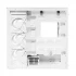 Arctic Xtender VG Mid Tower White E-ATX Gaming Desktop Case