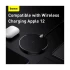 Baseus CCED000001 15W Wireless Black Charger with Gen 2 Digital LED Display #CCED000001