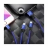Baseus CAMLL-SU13 Rapid Series 3-in-1 USB Male to Micro USB & Dual Lightning Cable / Converter / HUB Price in BD