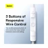 Baseus Encok C17 White In-ear USB Type-C Wired Earphone #NGCR010002