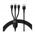 Baseus CASS040001 Flash Series II USB Male to Micro USB, Lightning & Type-C Cable / Converter / HUB