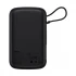 Baseus PPQD060001 Qpow Pro Overseas Edition 10000mAh Black 20W Lightning & Type-C Power Bank with Digital Display #PPQD060001