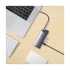 Baseus WKWG050113 Type-C Male to Tri USB 3.0, Dual HDMI, SD, TF & Type-C Female Gray Converter #WKWG050113