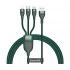 Baseus CA1T3-06 USB Male to Micro USB, Lightning & Type-C USB Cable