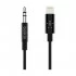 Belkin AV10172bt03-BLK 3.5mm Male to Lightning Audio Cable