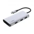 Belkin AVC007btSGY Type-C Male to HDMI, Dual USB 3.1, SD & MicroSD Female Cable / Converter / HUB
