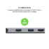 Belkin AVC007btSGY Type-C Male to HDMI, Dual USB 3.1, SD & MicroSD Female Cable / Converter / HUB Price in BD