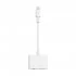 Belkin F8J212btWHT Lightning Male to 3.5mm & Female Lightning Converter in BD