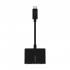 Belkin F7U080btBLK Type-C Male to 3.5mm & Female Type-C Converter Price in Bangladesh