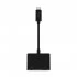 Belkin F7U080btBLK Type-C Male to 3.5mm & Female Type-C Converter in BD