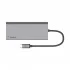 Belkin F4U092btSGY Type-C Male to HDMI, Dual USB, LAN, & SD Card Female Type-C Converter Price in Bangladesh
