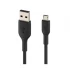 Belkin USB Male to Micro USB Male, 1 Meter, Black Cable # CAB005bt1MBK