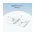 BWOO BO-WL24 White 15W 3 in 1 Magnetic Wireless Charging Station with Foldable Design