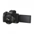Canon EOS M50 Mark II Black Mirrorless Camera Body with 15-45mm IS STM Lens (No Warranty)