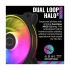 Cooler Master MasterFan MF120 Halo2 ARGB (3xFAN) 120mm Black Casing Cooling Fan #MFL-B2DN-213P2-R2