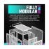 Cooler Master QUBE 500 Flatpack Mid Tower White E-ATX Gaming Desktop Casing #Q500-WGNN-S00