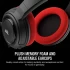 Corsair HS35 Wired Black Stereo Gaming Headset-Red (AP) #CA-9011198-AP