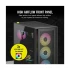 Corsair ICUE 4000D RGB Airflow Black Mid-Tower ATX Gaming Desktop Casing #CC-9011240-WW