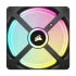 Corsair iCUE LINK QX120 RGB 120mm Black Case Fan with iCUE Link System Hub #CO-9051002-WW
