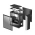 Deepcool CL500 4F Mid Tower ATX (Tempered Glass) Black Gaming Casing